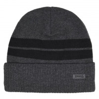 Оригинальная Шапка Lonsdale Turn Up Beanie Hat Mens - Charcoal