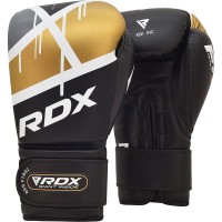 Оригинальные Боксерские Перчатки RDX F7 Ego Boxing Gloves 3.0 - Black/Golden