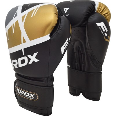 Оригинальные Боксерские Перчатки RDX F7 Ego Boxing Gloves 3.0 - Black/Golden