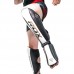 Оригинальная Защита Голени И Голеностопа RDX T4 MMA Gel Padded Leather Shin Instep Guard - Black/White