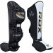 Оригинальная Защита Голени И Голеностопа RDX T4 MMA Gel Padded Leather Shin Instep Guard - Black/White