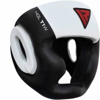 Оригинальный Шлем RDX T1 Cheek Protector Boxing Head Guard - Black/White
