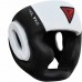 Оригинальный Шлем RDX T1 Cheek Protector Boxing Head Guard - Black/White
