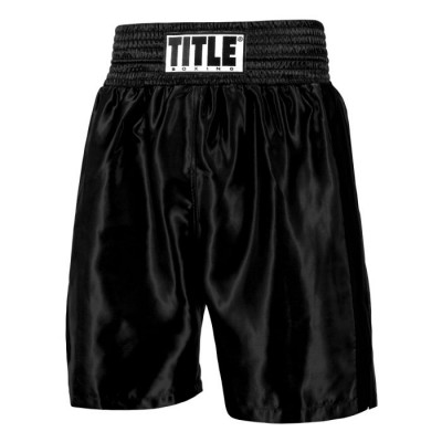 Оригинальные Боксерские Шорты TITLE Boxing Edge Boxing Trunks 2.0 - Black