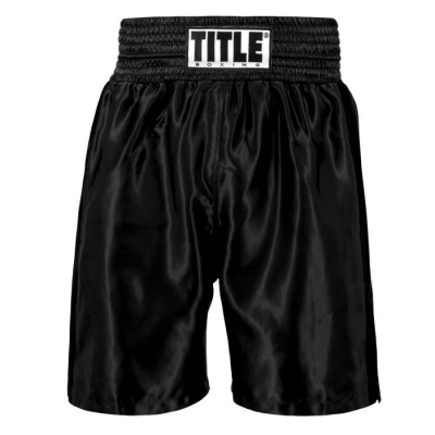 Оригинальные Боксерские Шорты TITLE Boxing Edge Boxing Trunks 2.0 - Black