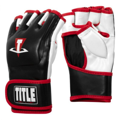 Оригинальные Перчатки TITLE Conflict MMA Training Gloves - Black
