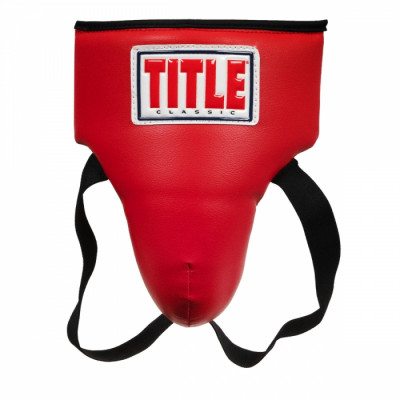 Оригинальная Детская Защита Паха TITLE Classic Groin Protector Plus - Red