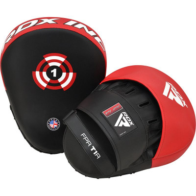 Оригинальные Лапы RDX T1 Boxing Focus Pads - Black/Red