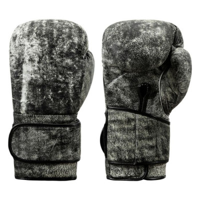 Оригинальные Боксерские Перчатки TITLE Distressed Glory Training Gloves - Black