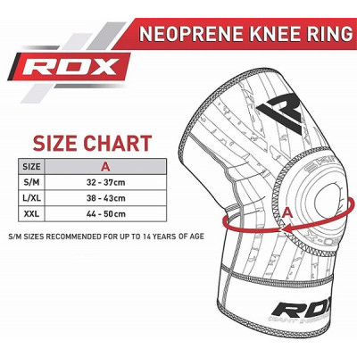 Оригинальный Фиксатор Колена RDX K2 Patella Stabilizer Knee Brace - Black