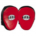 Оригинальные Гнутые Лапы Title Pro Mex Pantera Curved Punch Mitts 3.0 - Black/Red