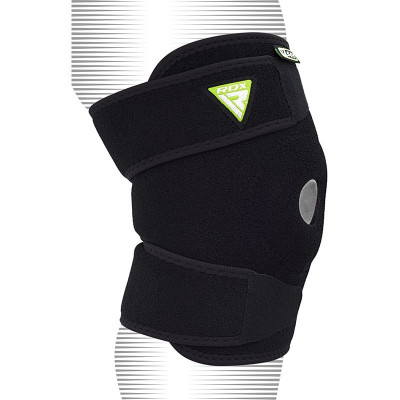 Оригинальный Фиксатор Коленной Чашечки С Тремя Ремешками RDX K503 Adjustable Triple Strap Compression Knee Support for Athletes - Black/Yelow