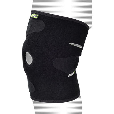 Оригинальный Фиксатор Коленной Чашечки С Тремя Ремешками RDX K503 Adjustable Triple Strap Compression Knee Support for Athletes - Black/Yelow