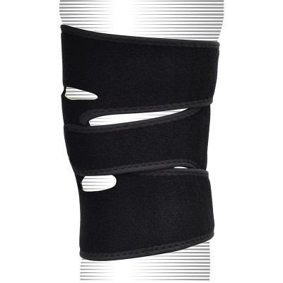 Оригинальный Фиксатор Коленной Чашечки С Тремя Ремешками RDX K503 Adjustable Triple Strap Compression Knee Support for Athletes - Black/Yelow