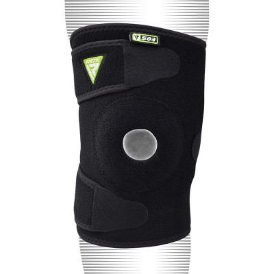 Оригинальный Фиксатор Коленной Чашечки С Тремя Ремешками RDX K503 Adjustable Triple Strap Compression Knee Support for Athletes - Black/Yelow