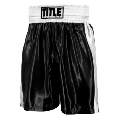 Оригинальные Боксерские Шорты TITLE Boxing Edge Boxing Trunks 2.0 - Black/White Оригинальные Боксерские Шорты TITLE Boxing Edge Boxing Trunks 2.0 - Black/White