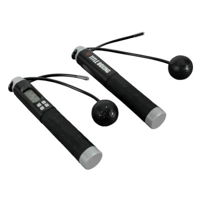 Оригинальная Скакалка TITLE Boxing Smart Electronic Count Jump Rope - Black