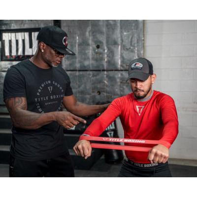 Оригинальные Эспандеры TITLE Boxing Power Stance Resistance Bands - Black/Red/Navy Оригинальные Эспандеры TITLE Boxing Power Stance Resistance Bands - Black/Red/Navy