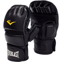 Оригинальные Перчатки Everlast MMA Closed Thumb Grappling Gloves  - Black