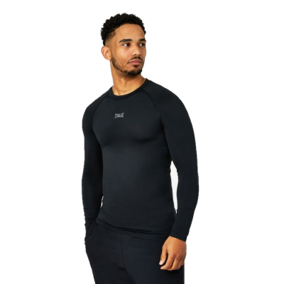 Оригинальная Компрессионная Футболка Everlast Base Layer Top LS - Black