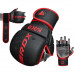 Оригинальные Перчатки RDX F6 KARA MMA Sparring Gloves - Black/Red