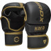 Оригинальные Перчатки RDX F6 KARA MMA Sparring Gloves - Black/Gold