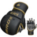 Оригинальные Перчатки RDX F6 KARA MMA Sparring Gloves - Black/Gold