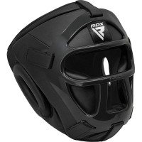 Оригинальный Шлем RDX T1 Head Guard With Removable Face Cage - Black