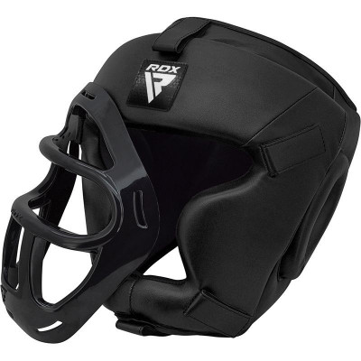 Оригинальный Шлем RDX T1 Head Guard With Removable Face Cage - Black
