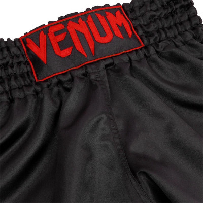 Оригинальные Тайские Шорты Venum Muay Thai Shorts Classic - Black/Red