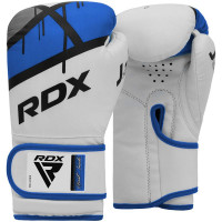 Оригинальные Детские Боксерские Перчатки RDX Kids Boxing Gloves J7 - 6oz - White/Navy