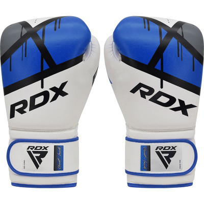 Оригинальные Детские Боксерские Перчатки RDX Kids Boxing Gloves J7 - 6oz - White/Navy