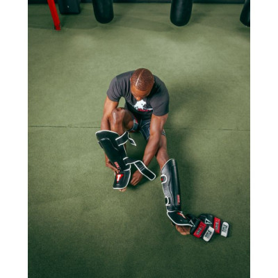 Оригинальная Защита Голени И Голеностопа TITLE MMA Perform Wolrd Pro Gel Shin Guards 2.0 - Black