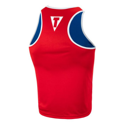 Оригинальная Двухсторонняя Боксерская Форма TITLE Boxing Aerovent Elite Amateur Boxing Set 2.0 - Navy/Red