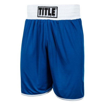 Оригинальная Двухсторонняя Боксерская Форма TITLE Boxing Aerovent Elite Amateur Boxing Set 2.0 - Navy/Red