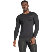 Оригинальная Компрессионная Футболка Reebok Workout Ready Compression LS - Night Black