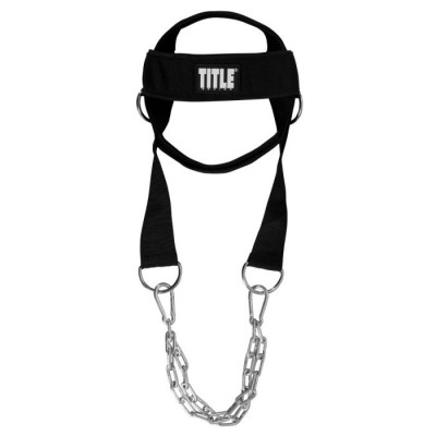 Оригинальный Тренажер Для Шей TITLE Boxing Nylon Head Harness 2.0 - Black