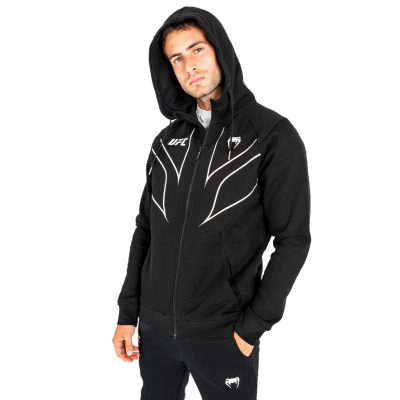 Оригинальная Толстовка Ufc Venum Fight Night Men's Full Zip Hoodie 2.0 - Black