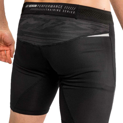 Оригинальные Компрессионные Шорты Venum Tempest 2.0 Vale Tudo Shorts - Black/Grey