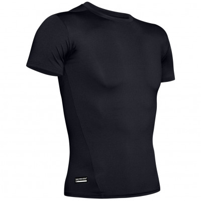 Оригинальная Компрессионная Футболка Under Armour HeatGear Tactical Compression Tee - Black