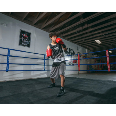 Оригинальная Боксерская Форма TITLE Boxing Latitude Amateur Boxing Set - Black/Grey