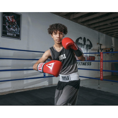 Оригинальная Боксерская Форма TITLE Boxing Latitude Amateur Boxing Set - Black/Grey