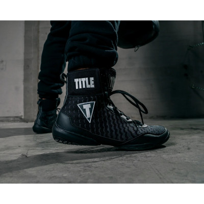 Оригинальные Боксерки TITLE Boxing Predator II Shoes 2.0 - Black/White