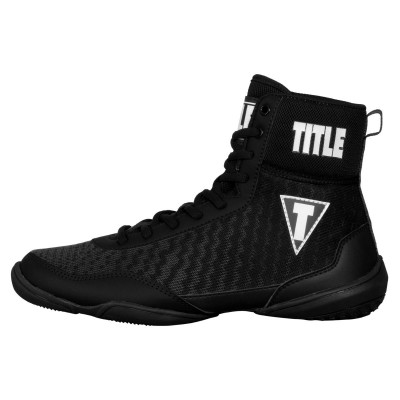 Оригинальные Боксерки TITLE Boxing Predator II Shoes 2.0 - Black/White