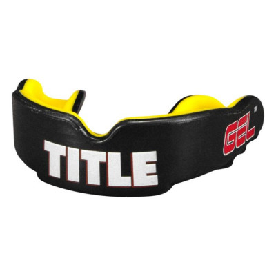 Оригинальная Капа TITLE Boxing Gel Victory Mouthguard 2.0 - Black/Yelow