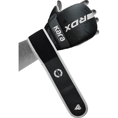 Оригинальные Перчатки RDX F6 KARA MMA Sparring Gloves - Black/White