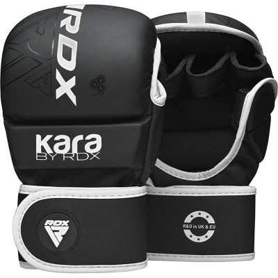 Оригинальные Перчатки RDX F6 KARA MMA Sparring Gloves - Black/White