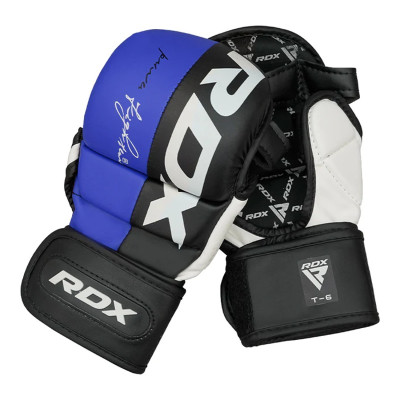 Оригинальные Перчатки RDX T6 MMA Sparring Gloves - Black/Navy