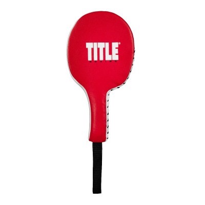 Оригинальные Боксерские Тренировочные Ракетки TITLE Boxing Punch Training Paddles - Red/White