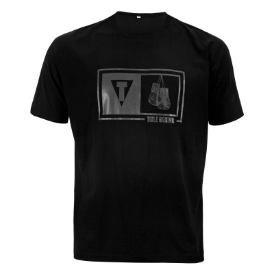 Оригинальная Футболка TITLE Boxing Dual-Frame Logo Tee - Black